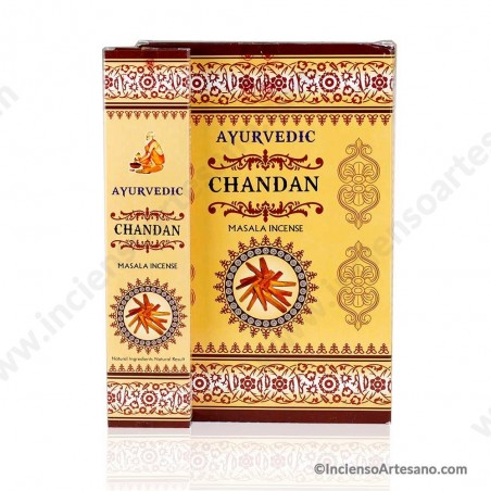 Chandan Sándalo Incienso Ayurvedic Masala