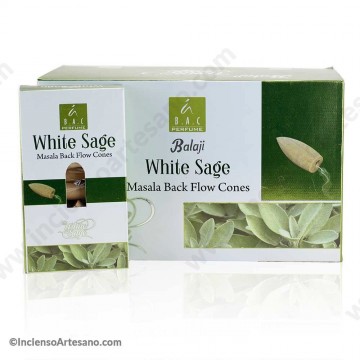 Salvia Blanca Cono Reflujo White Sage