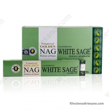 Golden Nag White Sage ó Salvia Blanca Incienso Varilla