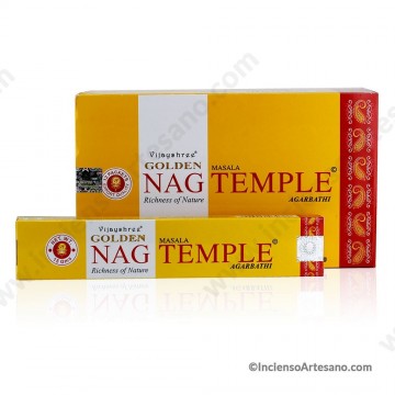 Golden Nag Temple Incienso Varilla