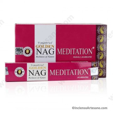 Golden Nag Meditation Incienso Varilla