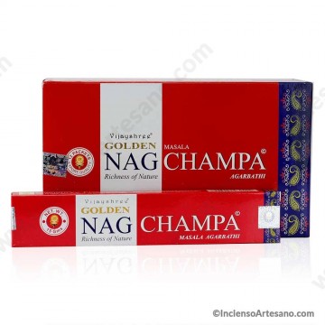 Golden Nag Champa Incienso Varilla