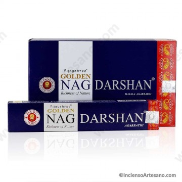 Golden Nag Darshan Incienso Varilla