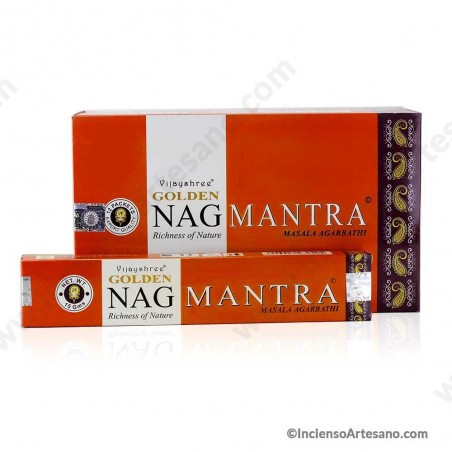 Golden Nag Mantra Incienso Varilla