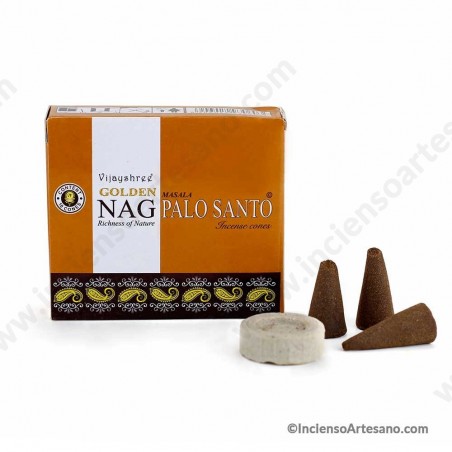 Golden Nag Palo Santo Cono Incienso