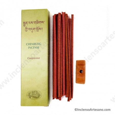 Chenrezig Compasión Incienso Tibet
