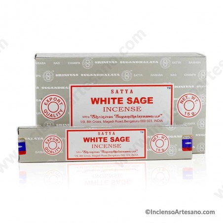 Salvia Blanca - White Sage Incienso Satya Original