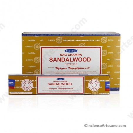 Sándalo - Sandalwood Incienso Satya Original