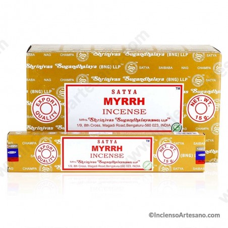 Mirra - Myrrh Incienso Satya Original
